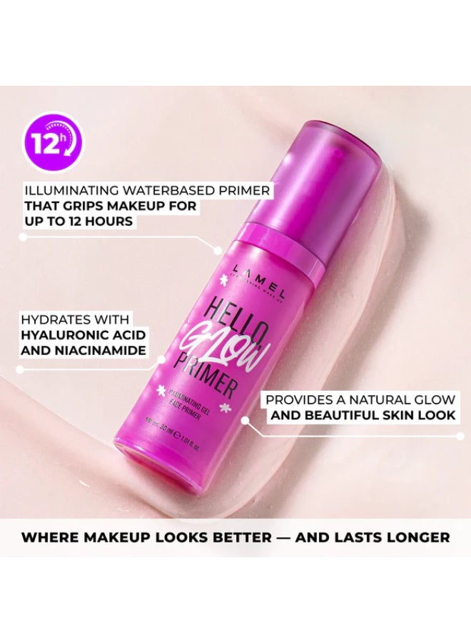 LAMEL Hello Glow Illuminating Gel Face Primer №02 - Image 5