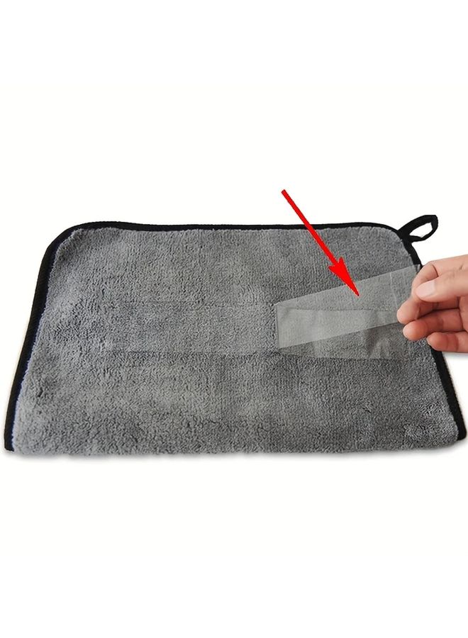 5 Pack Microfiber Car Cleaning Cloths High Absorbency Lint Free Towels - Image 5