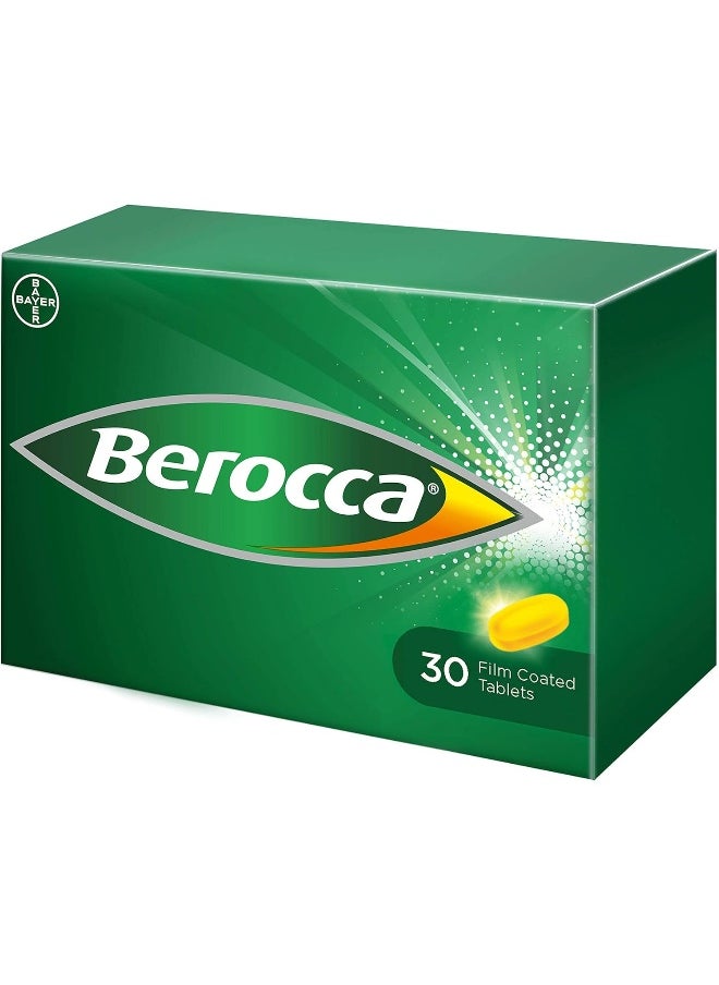Berocca High Dose Vitamin B Complex, B12, C And Magnesium Energy Capsules (Pack Of 30)  - Image 1