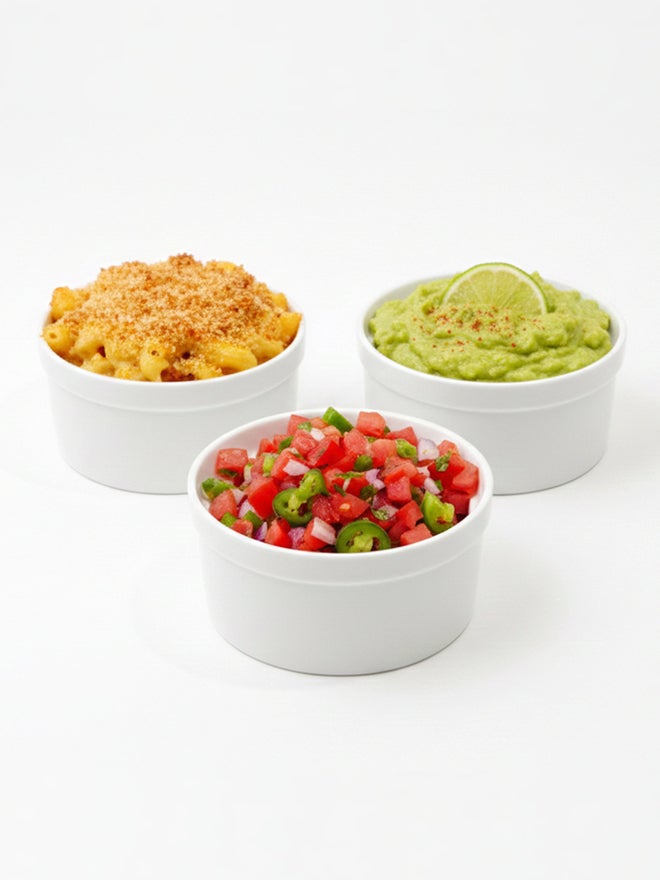 Shallow 3-Piece Porcelain Bowl Set, 12cm - Image 2