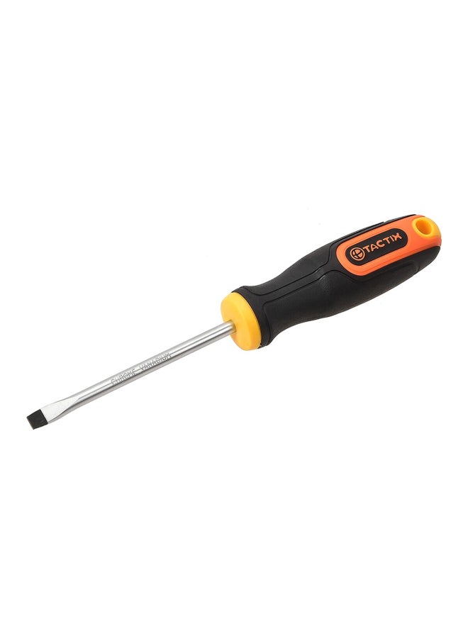 Tactix Flat Screwdriver Multicolour 4.5 x 100mm 205009 - Image 1