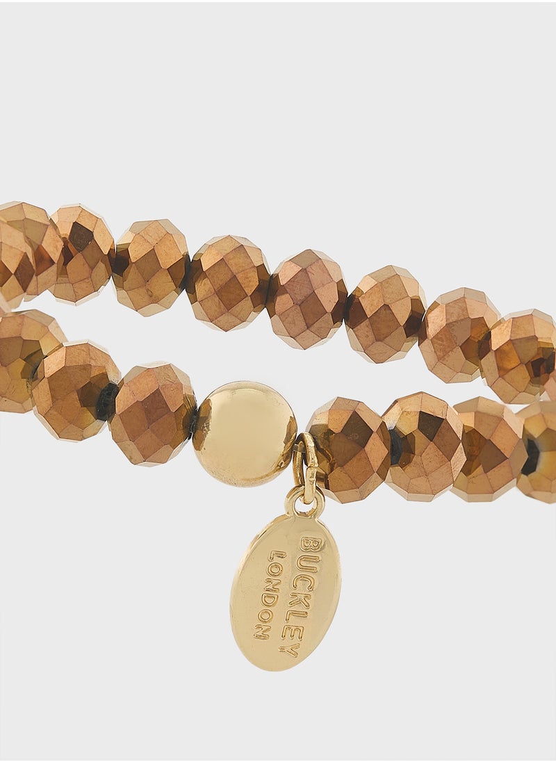 BUCKLEY LONDON Sparkle Glass Bead Bracelet  - Image 3