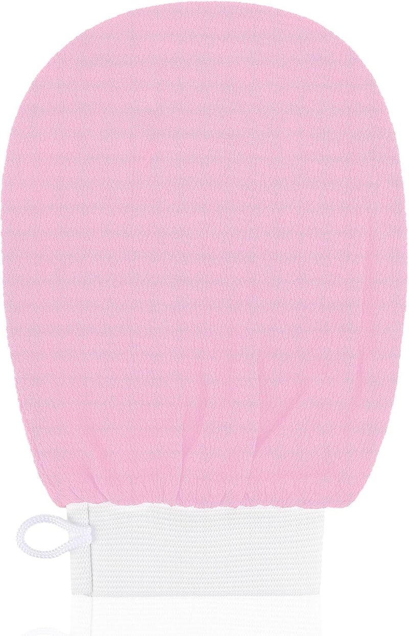 COSLUXE Exfoliating bath Glove For Dead Skin Body  Scrub Glove For Dead Skin Black Gentle on the Skin  Improves Circulation Stimulates  Easy to Use  for Men and Women 1 Multicolour - Image 2