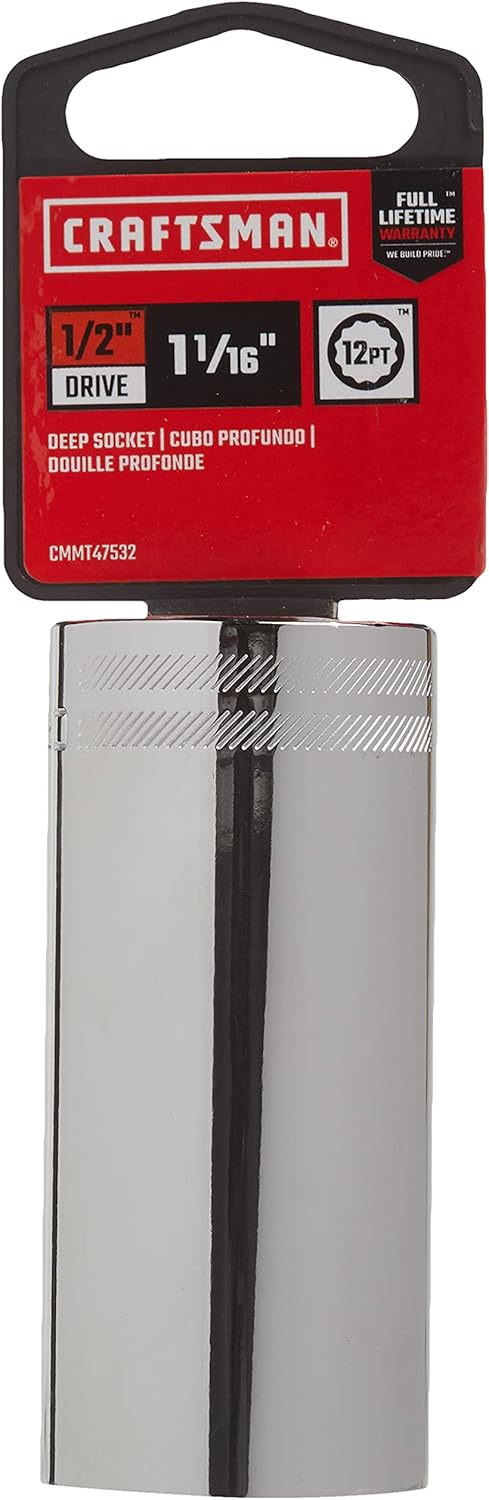 CRAFTSMAN CRAFTSMAN Deep Socket SAE 12Inch Drive 1116Inch 12Point CMMT47532  - Image 2