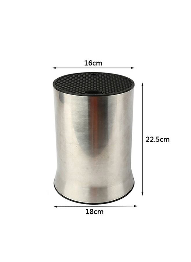 XiuWoo - Stainless Steel Rust Proof Universal Knife Blocks Holders with Slots for Scissors and Sharpening Rod - Image 1
