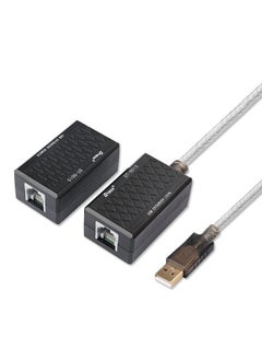 DTech DTECH USB Extension Adapter USB to RJ45 Extender Over Cat5 Cat5e Ethernet Cable Set Connection up to 200ft  - Image 4