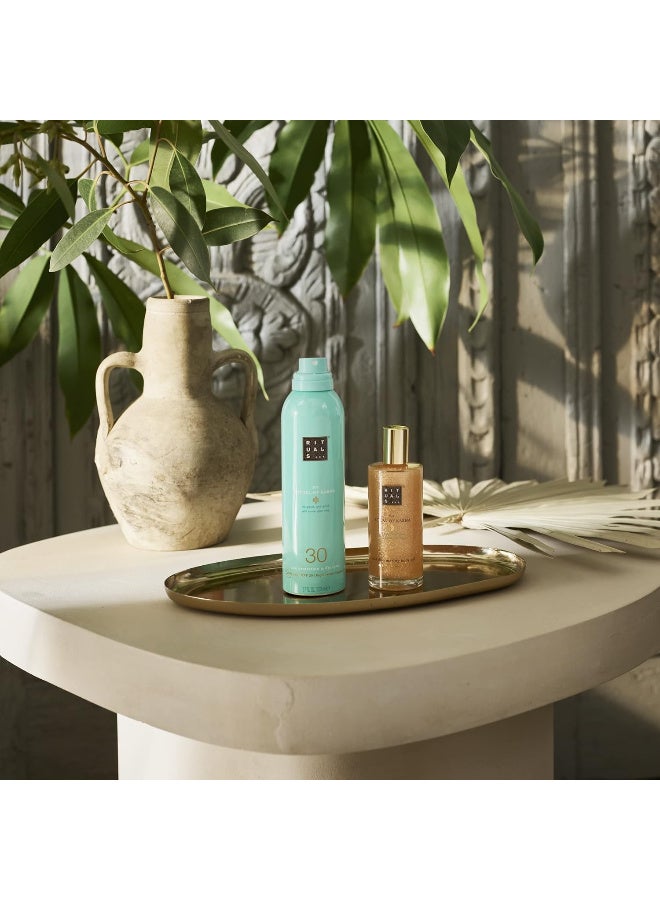 RITUALS Summer Duo Gift Set from The Ritual of Karma - SPF 30 Sun Cream & Body Shimmer Oil - with Summery Holy Lotus & White Tea - Calming & Soothing Properties - Image 4