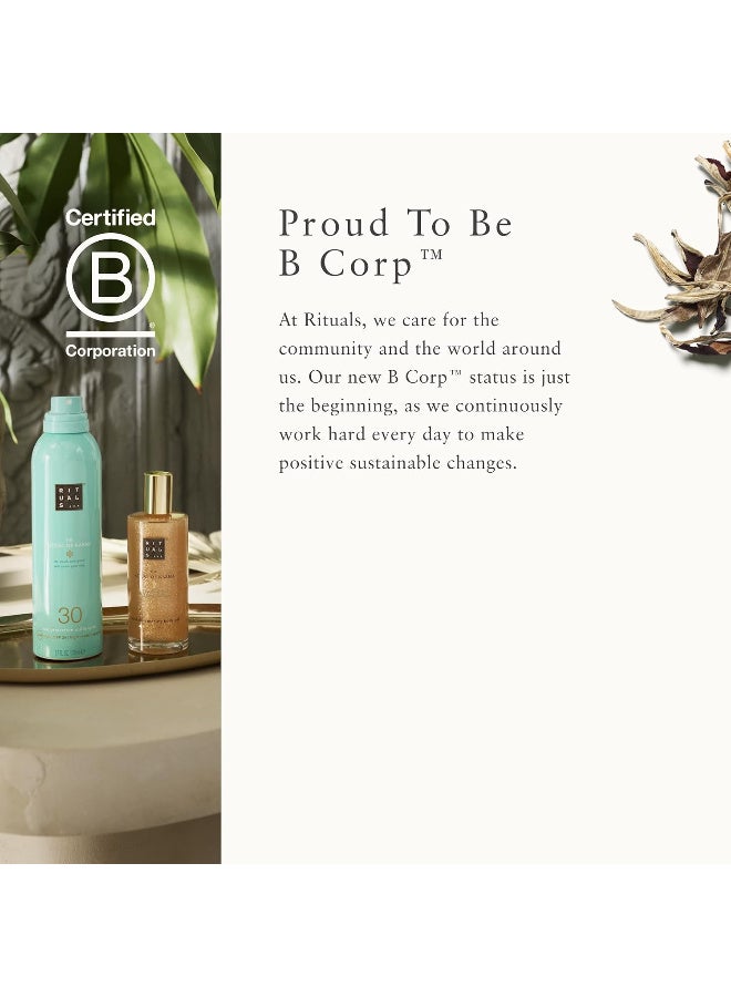 RITUALS Summer Duo Gift Set from The Ritual of Karma - SPF 30 Sun Cream & Body Shimmer Oil - with Summery Holy Lotus & White Tea - Calming & Soothing Properties - Image 3