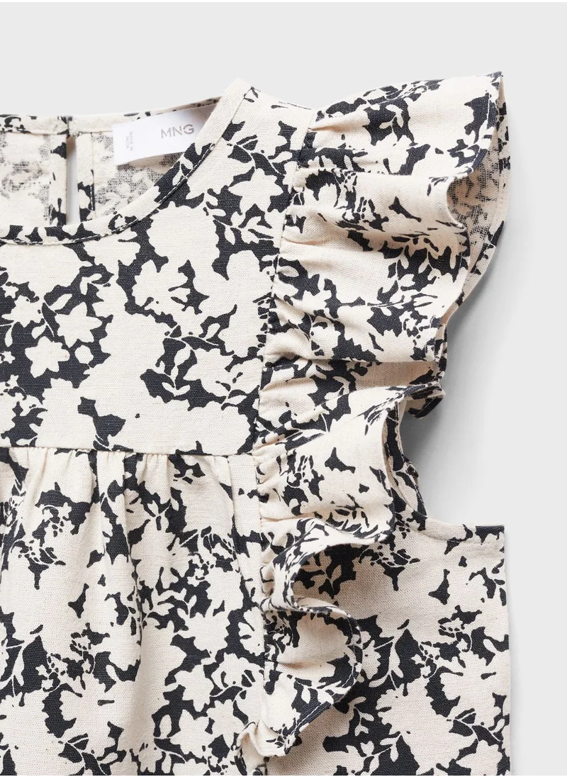 مانجو Kids Ruffled Top