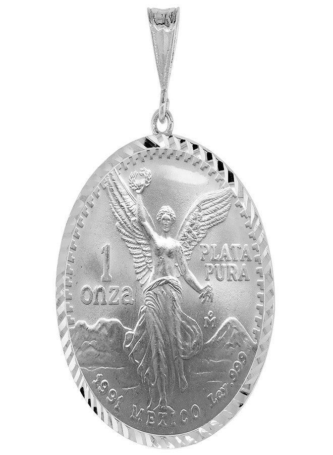 سابرينا سيلفر عملة فضية عيار 925، وزنها أونصة واحدة، بإطار مرصع، قطرها 36 مم، مثبتة بشوكة خلفية، قطعها ماسي. العملة غير متضمنة. - Image 1