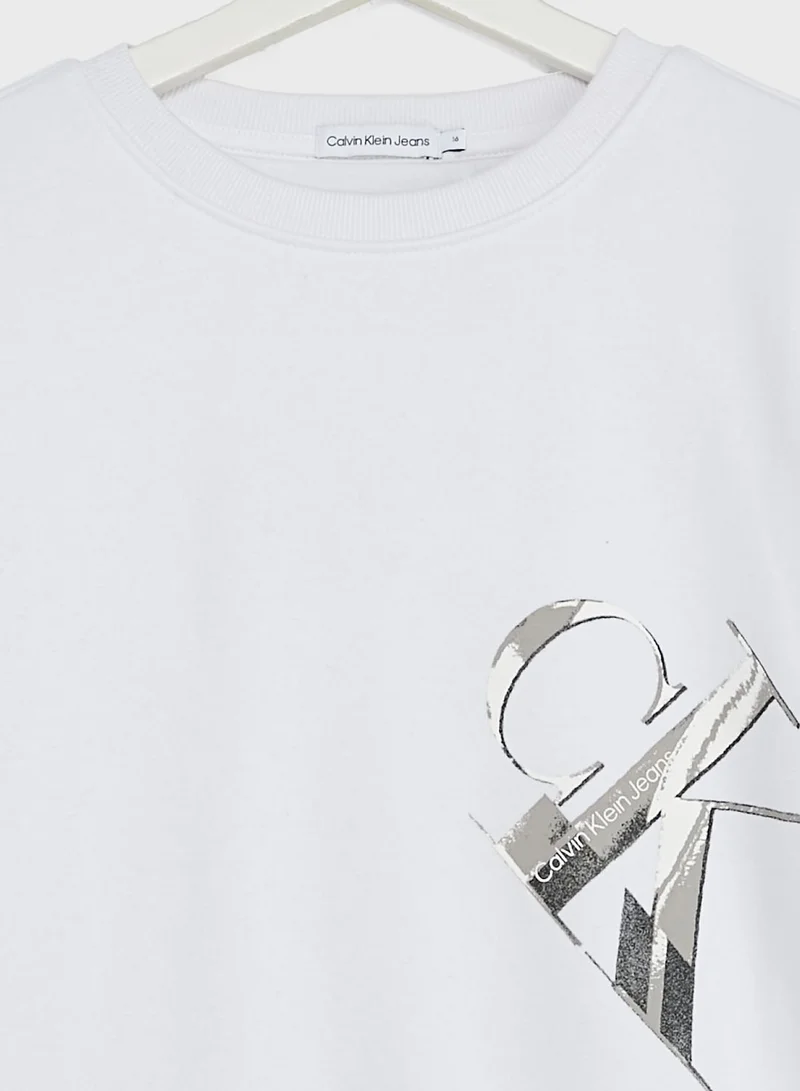 Calvin Klein Jeans Youth Crew Neck Sweatshirt