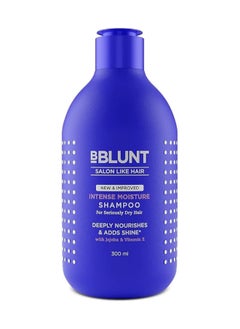 BBLUNT BBLUNT Intense Moisture Shampoo with Jojoba and Vitamin E for Dry & Frizzy Hair - 300 ml  - Image 1