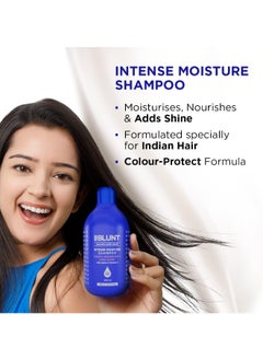 BBLUNT BBLUNT Intense Moisture Shampoo with Jojoba and Vitamin E for Dry & Frizzy Hair - 300 ml  - Image 4