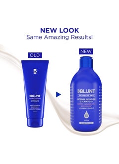 BBLUNT BBLUNT Intense Moisture Shampoo with Jojoba and Vitamin E for Dry & Frizzy Hair - 300 ml  - Image 3