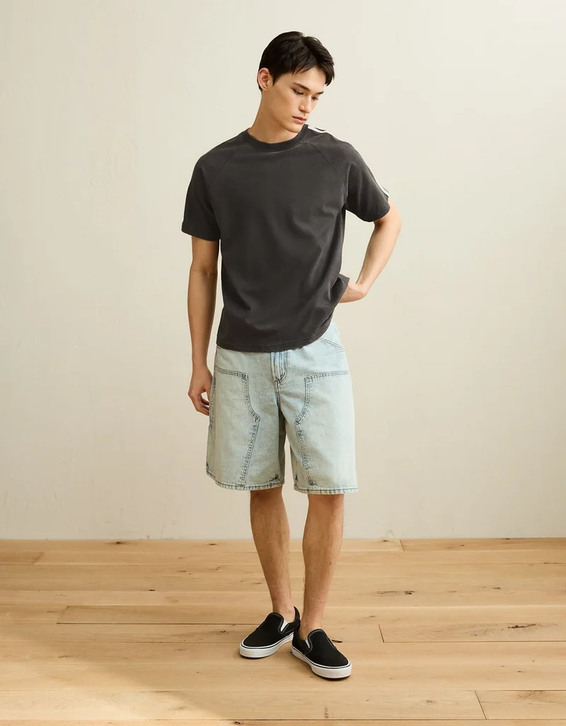 American Eagle  AE Standard Fit Raglan T-Shirt for Men | Best Price UAE
