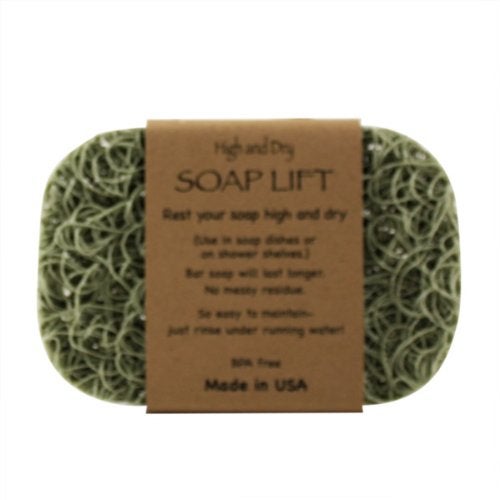 Soap Lift Soap Bar Holder - Flexible Shower Tray with Self-Draining Design - Soap Saver Made of BPA-Free Bioplastic - Handmade Soap Lift for Dishes, Shower & Bathroom Sink -1-Pack (Sage Color) - Image 4