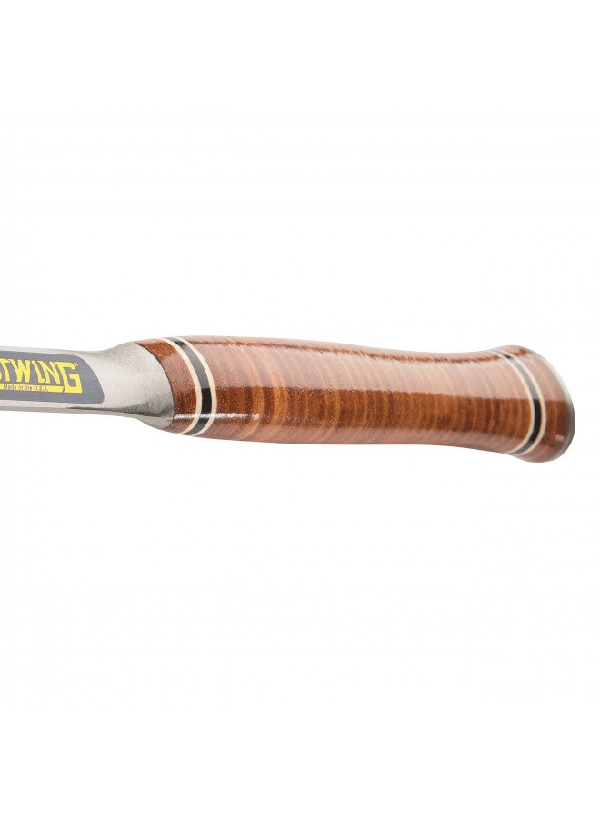 ESTWING Hammer - 16 oz Straight Rip Claw with Smooth Face & Genuine Leather Grip - E16S - Image 4