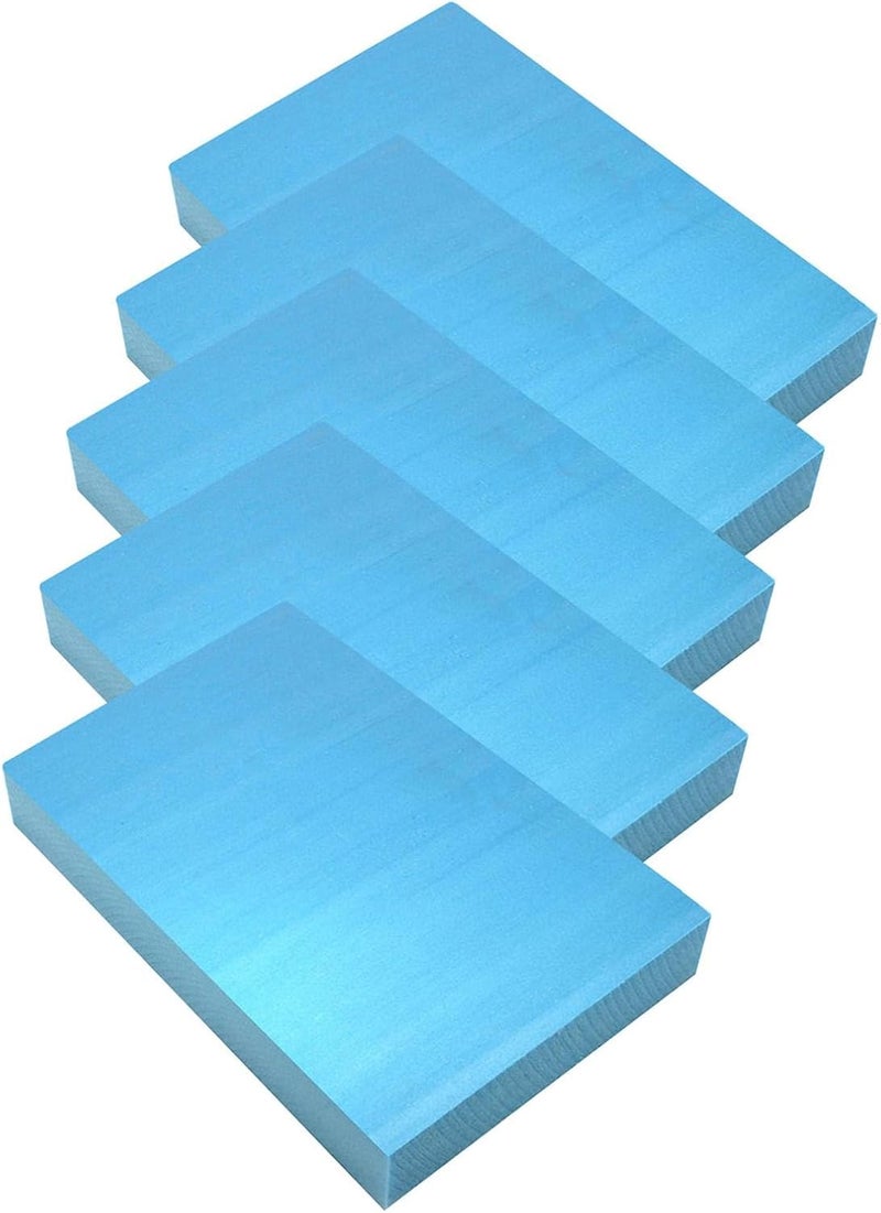 Qianly 5 Pieces Board Xps Foam Sheets Thicken Rectangle Polystyrene Boards for Crafting Carving Sculpting Suitable for Art Projects, 29x20x3.8CM - Image 1