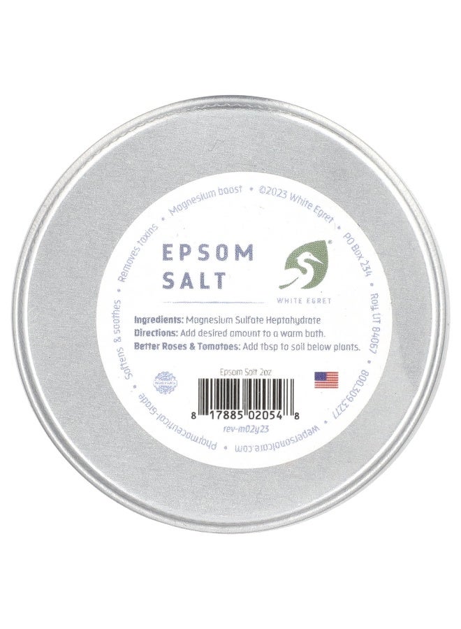 White Egret Personal Care White Egret Personal Care, Epsom Salt, 2 oz  - Image 1