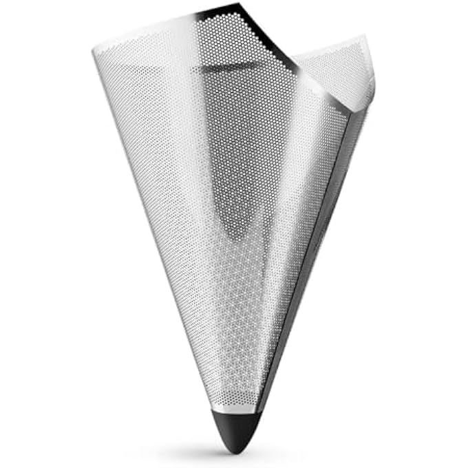 BS Eva Solo Conical Tea Filter  Stainless Steel Tea Infuser With Silicone Tip  EcoFriendly  Reusable Loose Leaf Tea Strainer  ScratchFree Design For Tea Cups  Flasks - Image 1