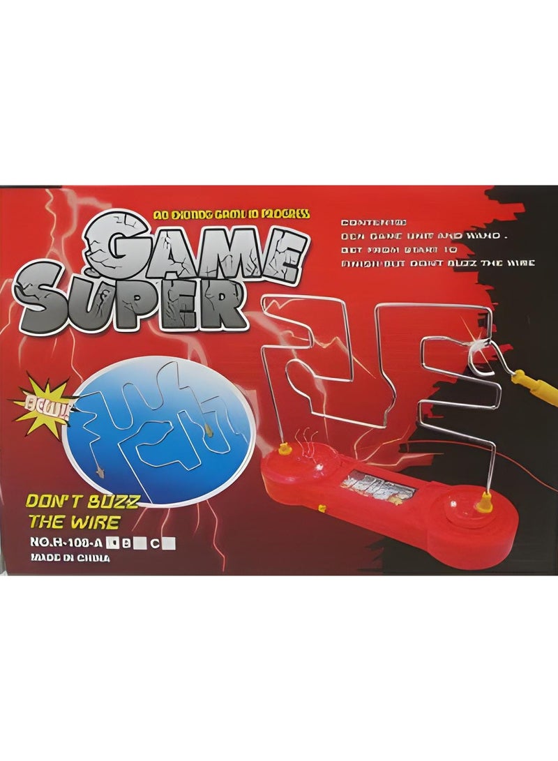 سوبر جيم لعبة رائعة بدون أسلاك، لعبة تعليمية رائعة للأطفال، يد ثابتة ومضحكة - Image 4