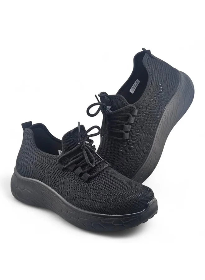 Stone Lightweight Knitted Sneakers