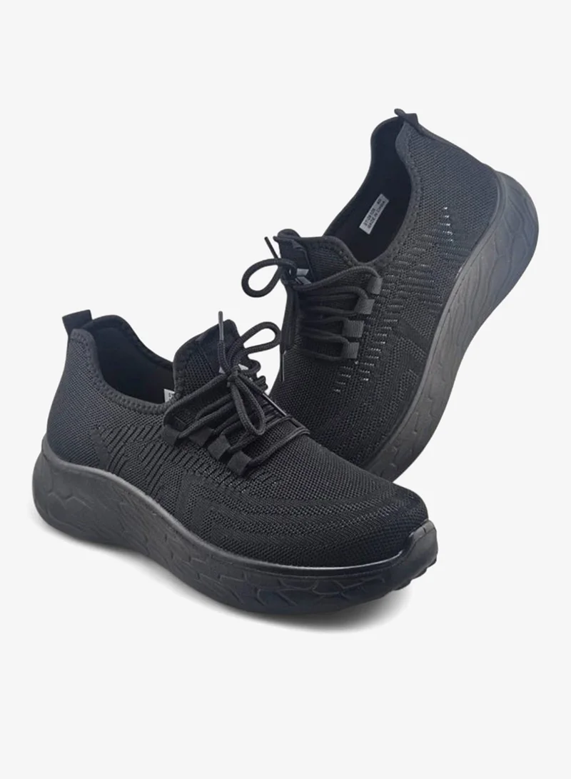 Stone Lightweight Knitted Sneakers