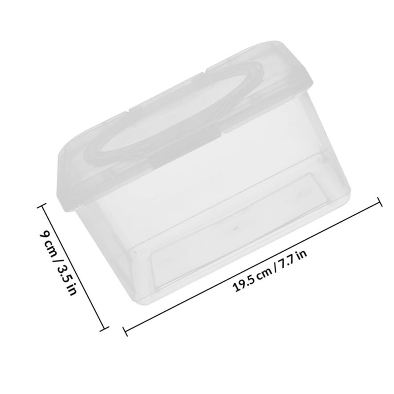 2Pcs Portable Wipes Dispenser Box With Lid Refillable Dustproof Container For Bathroom And Nursery - Image 3