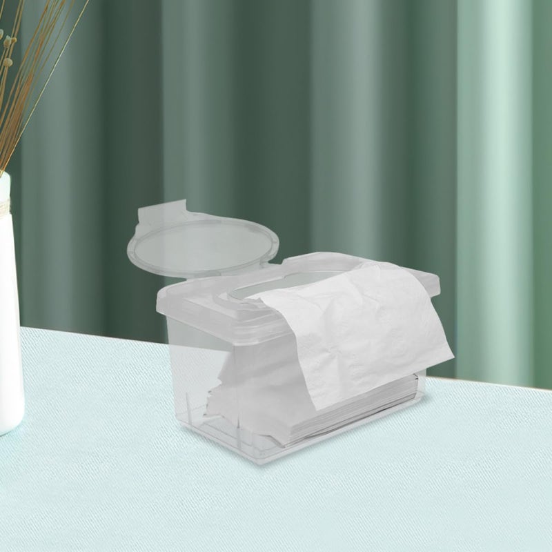 2Pcs Portable Wipes Dispenser Box With Lid Refillable Dustproof Container For Bathroom And Nursery - Image 5