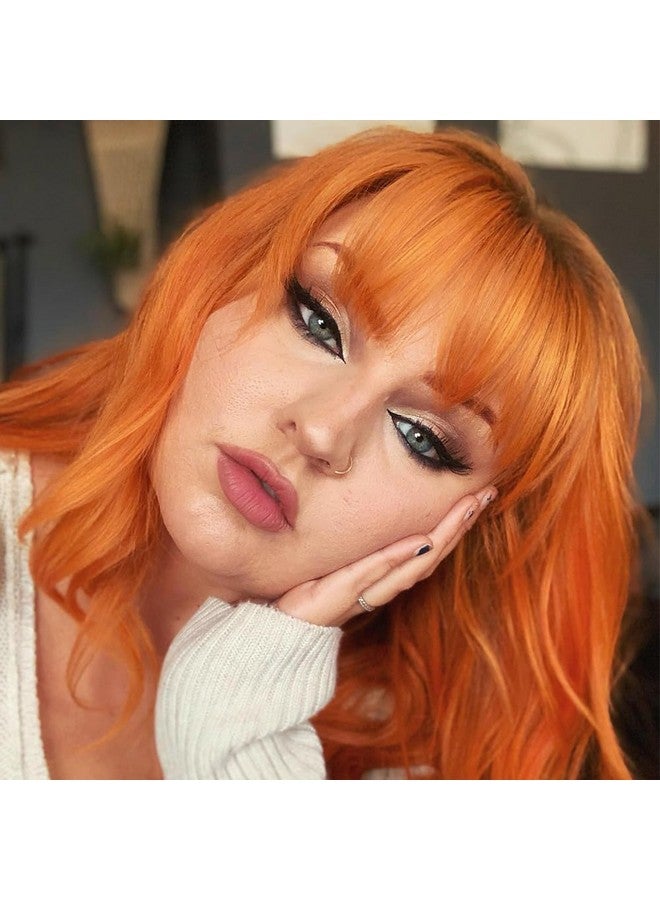 oVertone Haircare Color Depositing Conditioner - 8 oz Semi Permanent Hair Color with Shea Butter & Coconut Oil - Temporary Hair Color Dye - Vegan, Cruelty-Free - Ginger - Image 4