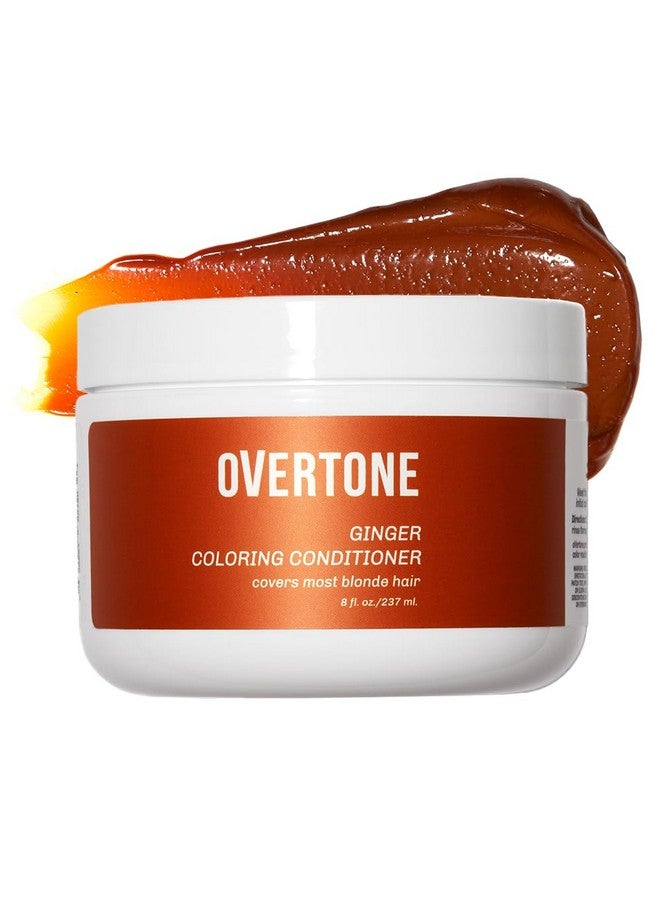 oVertone Haircare Color Depositing Conditioner - 8 oz Semi Permanent Hair Color with Shea Butter & Coconut Oil - Temporary Hair Color Dye - Vegan, Cruelty-Free - Ginger - Image 1