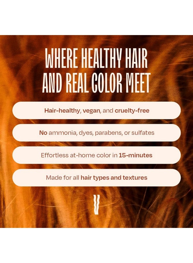 oVertone Haircare Color Depositing Conditioner - 8 oz Semi Permanent Hair Color with Shea Butter & Coconut Oil - Temporary Hair Color Dye - Vegan, Cruelty-Free - Ginger - Image 5