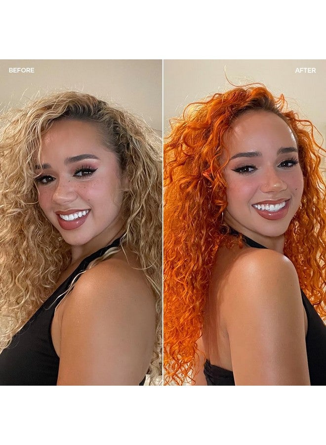 oVertone Haircare Color Depositing Conditioner - 8 oz Semi Permanent Hair Color with Shea Butter & Coconut Oil - Temporary Hair Color Dye - Vegan, Cruelty-Free - Ginger - Image 3