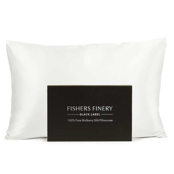 30MM 100 PURE MULBERRY SILK PILLOWCASE GOOD HOUSEKEEPING QUALITY TESTED WHITE KING