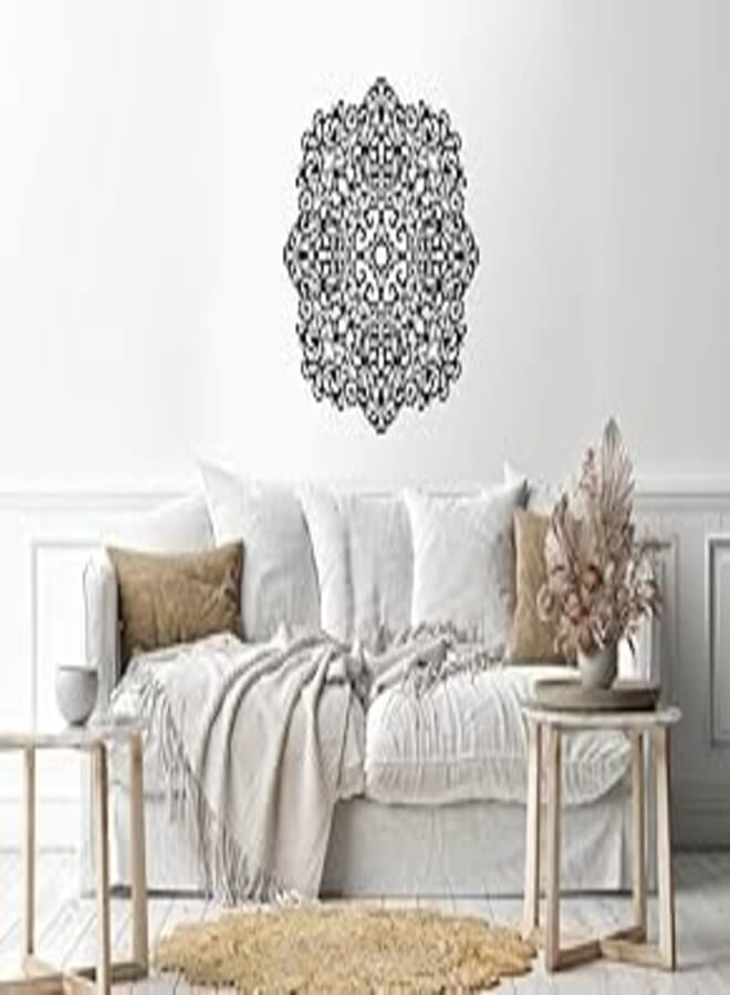 Home Gallery inscriptions Wood Wall art Black 80x80 H01660