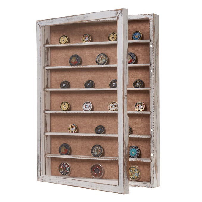 18X24 SHADOW BOX WITH SHELVES AND HINGED DOOR EXTRA LARGE SHADOW BOXES DISPLAY CASES WITH MOVABLE SHELVES FOR COINS MEDALS BOUQUET FIGURES MINIATURESBLACK