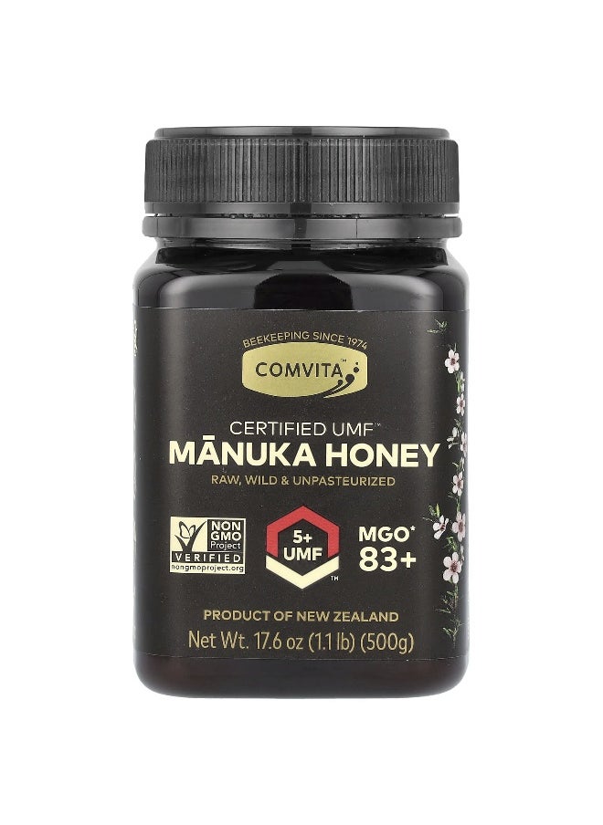 Comvita Comvita, Manuka Honey, UMF 5+, MGO 83+, 17.6 oz (500 g)  - Image 1