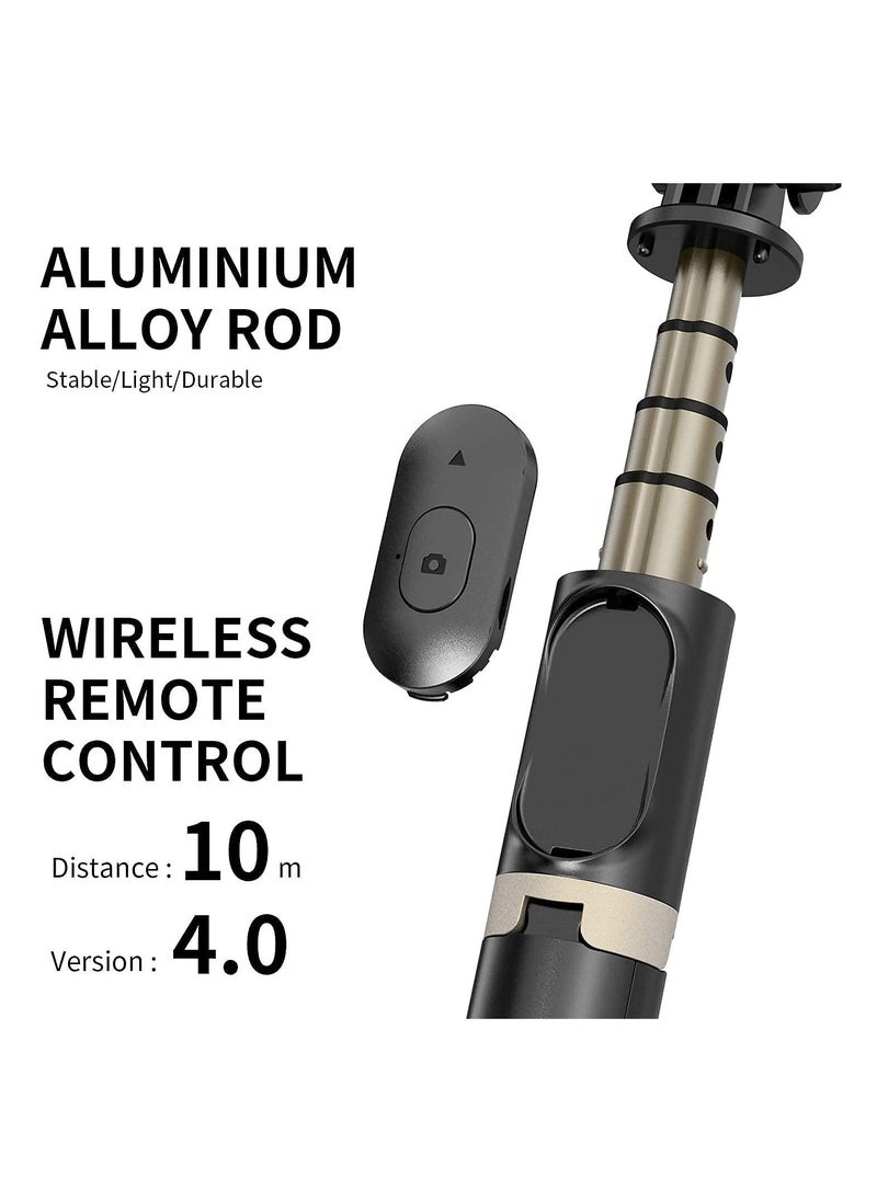 Generic - 1-Axis Handheld Gimbal Stabilizer for Smartphone with Extendable Bluetooth Selfie Stick and Tripod, Multifunction Remote 360 Degree Automatic Rotation - Image 1