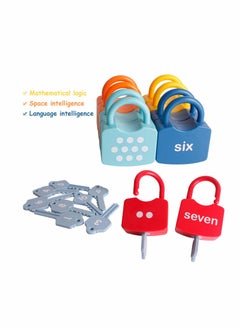 KASTWAVE Kids Learning Locks with Keys Numbers Matching & Counting Educational Toys for Ages 3 yrs+ Boys and Girls Preschool Games Gifts  - Image 2