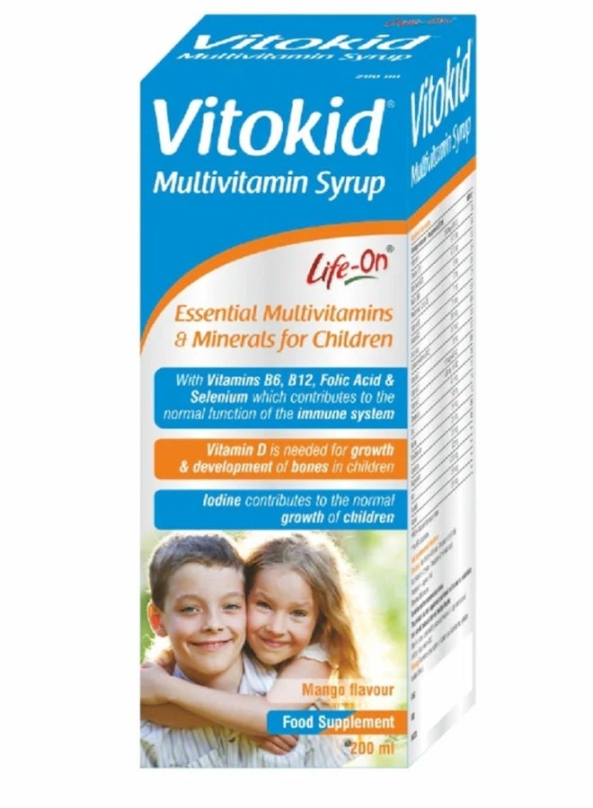 Life-On شراب فيتوكيد المتعدد الفيتامينات 200 مل - Image 1