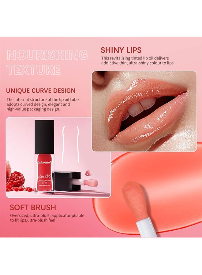 ليكرين زيت شفاه متجدد ومضيء، مرطب وملمّع ومرطب للشفاه رقم 4 جام - Image 5