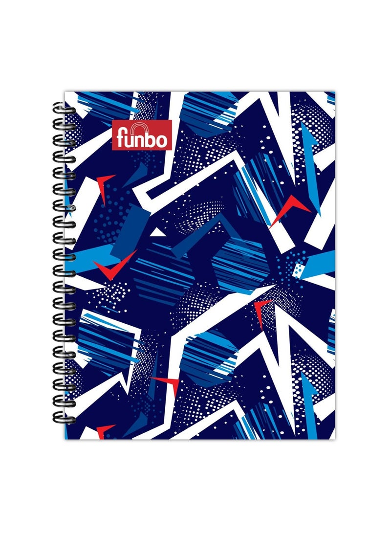 Funbo - A5 Size Single Line Notebook With PP Cover 80 Sheets - Image 1