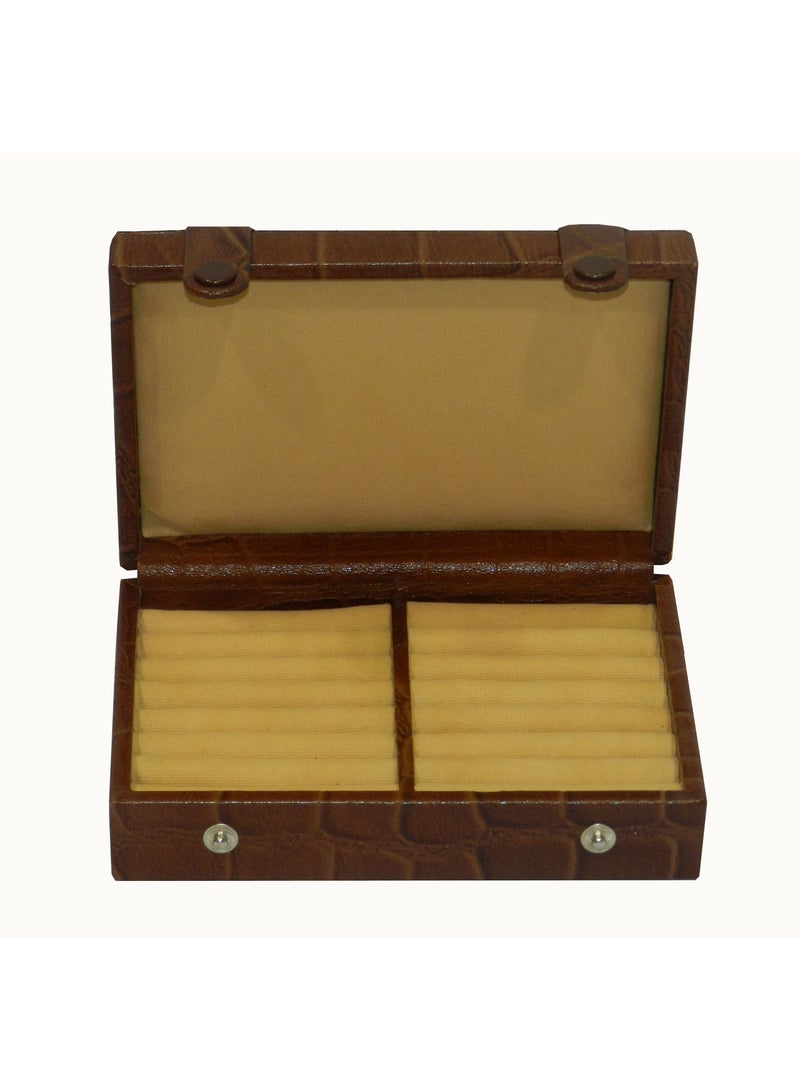 LAVERI LEATHER Laveri Ring Storage Display Box with Ring Holder Showcase for Store Display, Jewelry Show & Home ~ Jewelry Tray Organizer  - Image 1