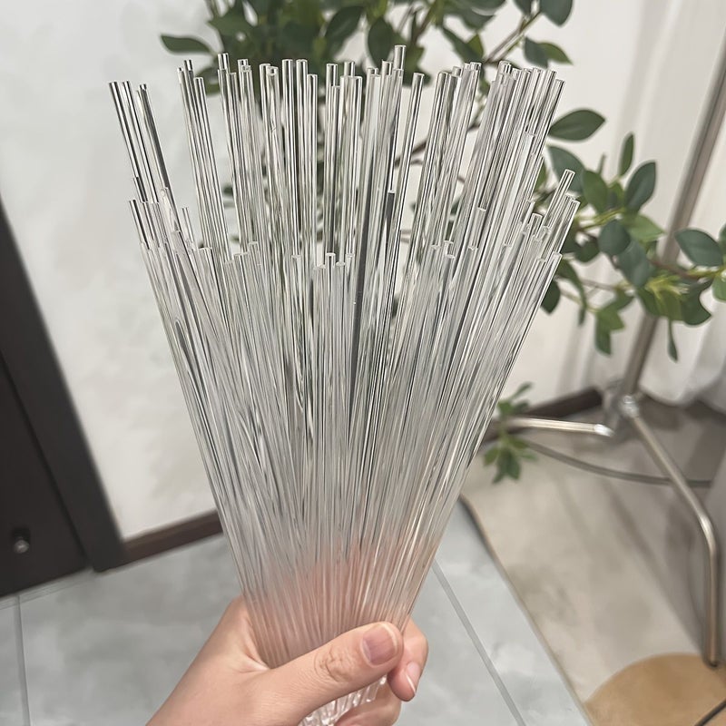 50 Durable Acrylic Lollipop Sticks 4.01in for Baking Candy Wedding Party Decor - Image 1