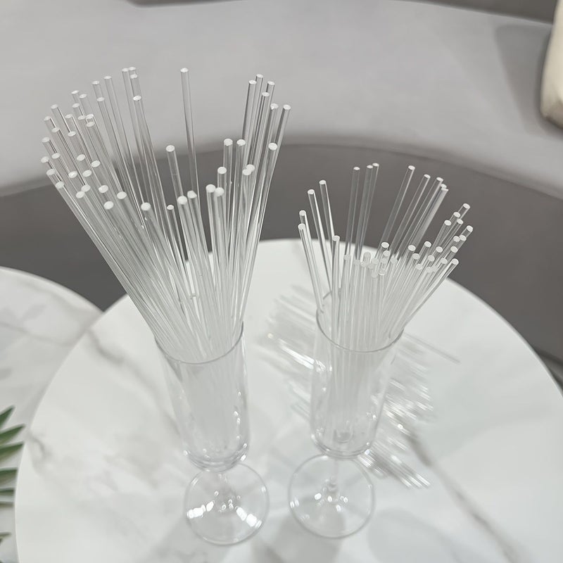 50 Durable Acrylic Lollipop Sticks 4.01in for Baking Candy Wedding Party Decor - Image 2