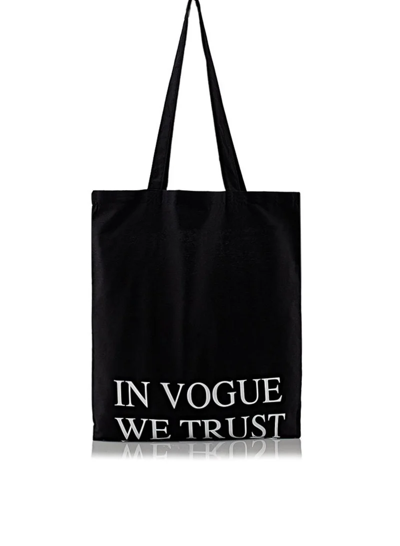 Love In Vogue Canvas Tote