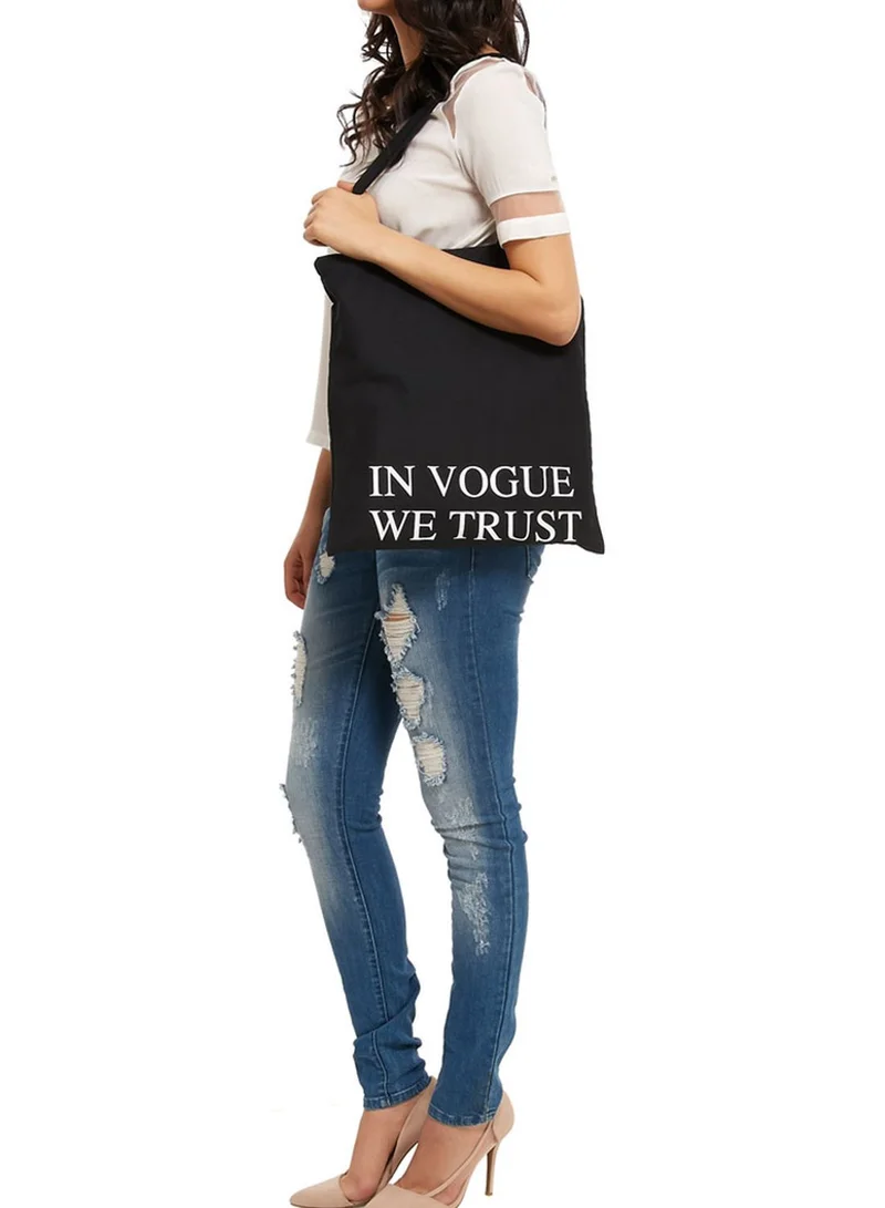 Love In Vogue Canvas Tote