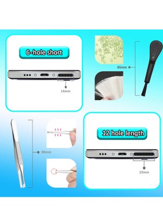 Mobile Phone Speaker Dustproof Mesh Stickers with Adhesive Protection, Anti-Dust Net Accessories, Includes Cleaning Brush and Tweezers - pzsku/Z34DCFC0F624834CD5A8DZ/45/1747623971/68411be9-a48f-4223-bc09-14aea8d17cae