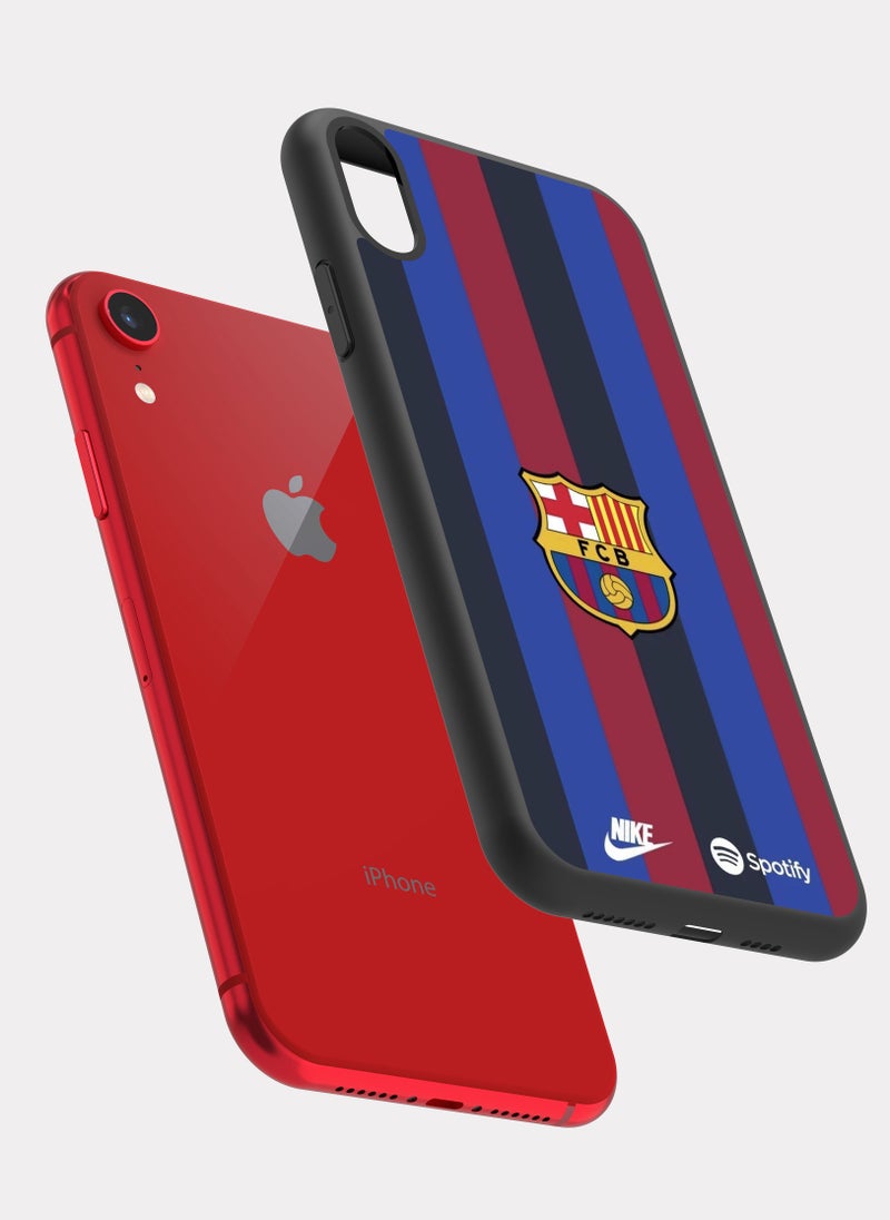 بكسلات كفر ايفون اكس ار شعار برشلونة احمر - Image 2