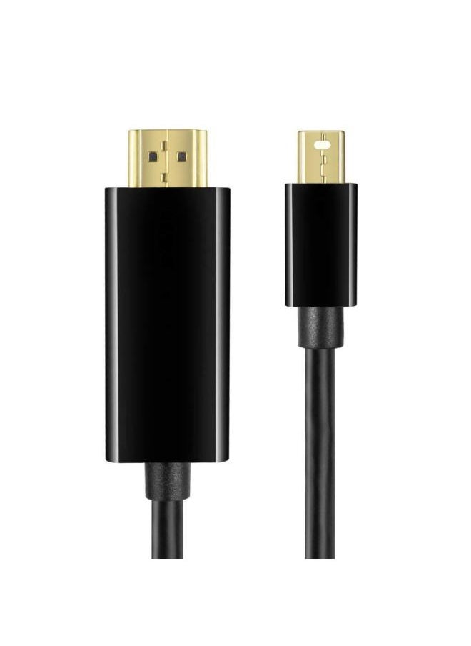 Generic - Mini Displayport To HDMI Lightning Mini Dp To HDMI Adapter Mac To TV-Color:White-Cord Length:Packaging Design Fee - Image 1